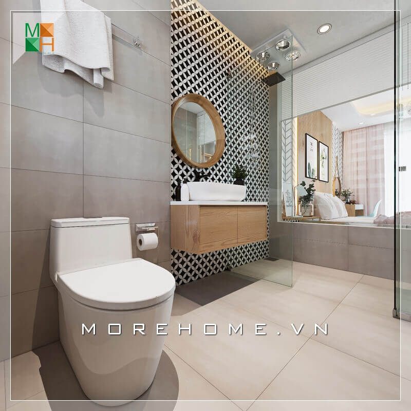 Tủ gỗ cao cấp dành cho chậu rửa lavabo có thể được sử dụng trong nhà vệ sinh, mang lại sự tiện nghi cho người sử dụng.