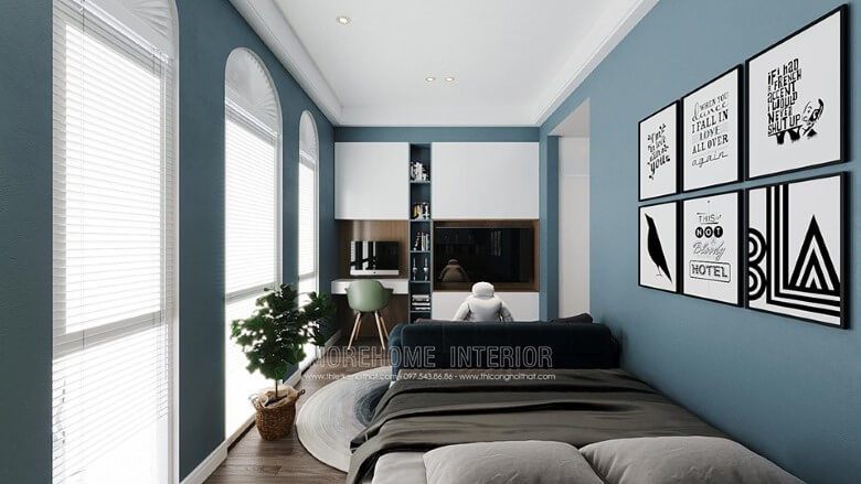 Sản phẩm tranh canvas đen trắng đẹp cho phòng ngủ bé trai
